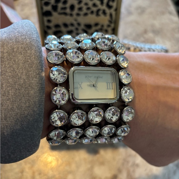 Betsy Johnson rhinestone ladies watch - Picture 4 of 4